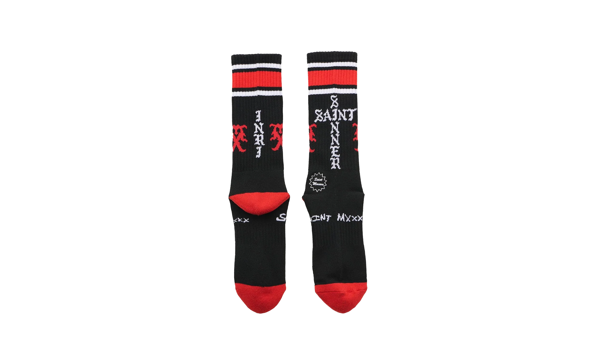Sinner Socks "Black / Red" SM HR1 0000 112