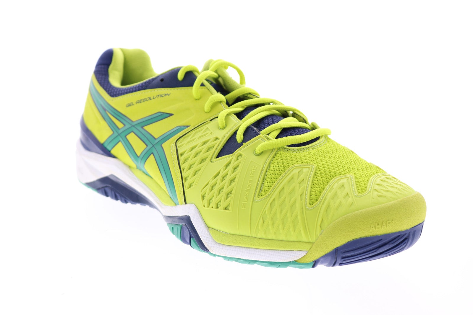 Asics Gel Resolution E500Y Mens Yellow Athletic Cross Training Shoes