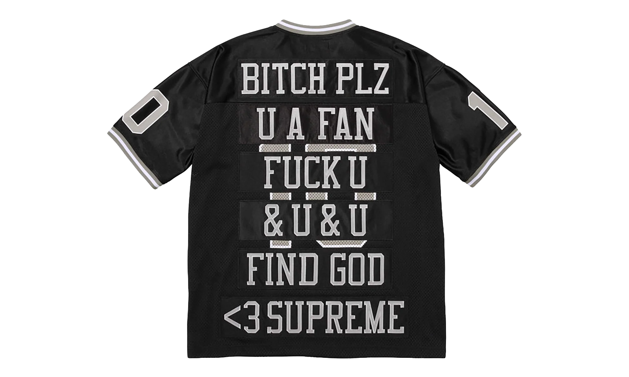 Find God Football Jersey "SS26 - Black" SU27065