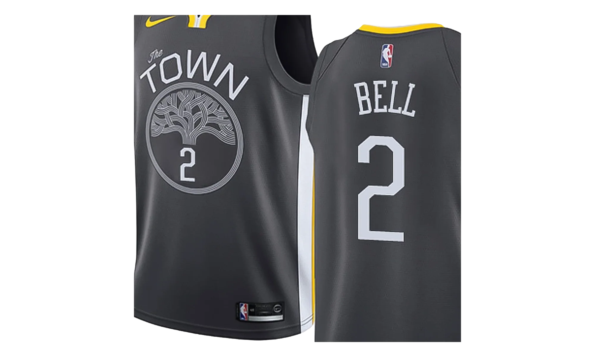 NBA GS Warriors Statement Swingman Jersey "Jordan Bell" 877205 066