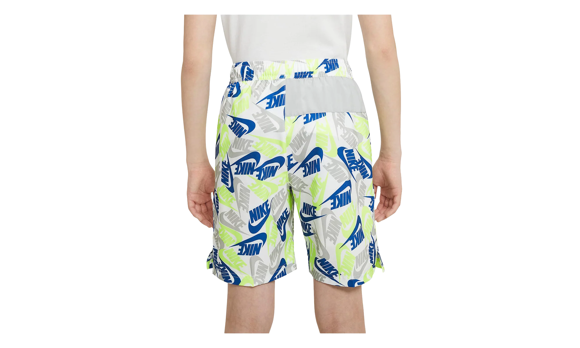 Woven All Over Print Shorts GS "White / Blue / Green" DA0853 100