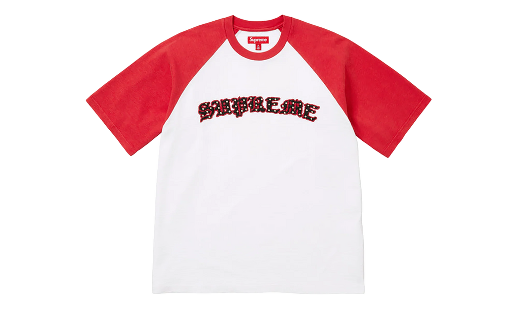 Rhinestone Raglan S/S Top "SS26 - White" SU27324