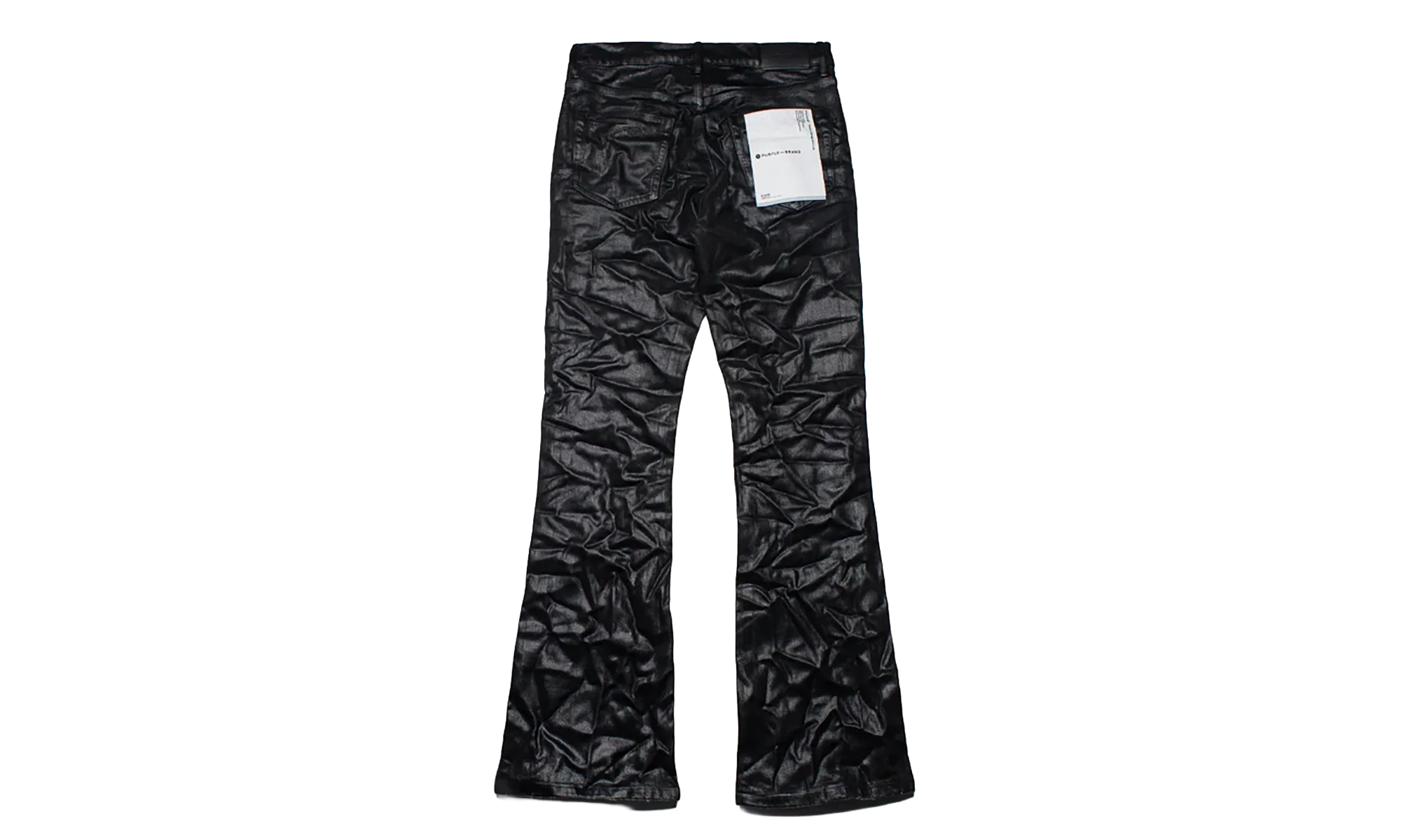 Coated Flare Jeans "Black" P004 CFDB324