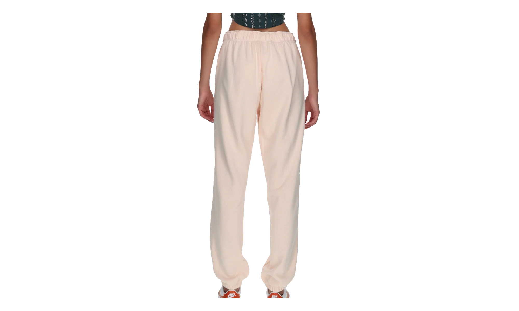 Sportswear Air Oversized High-Waisted Fleece Joggers WMNS "Ice Guava / White" FB8051 838