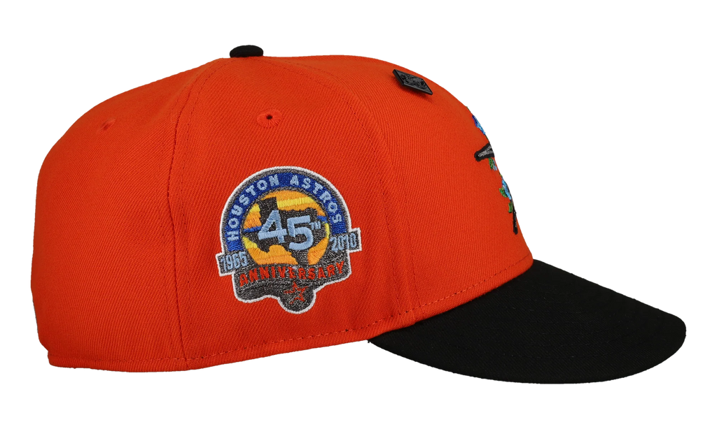 59FIFTY Houston Astros Floral 45th Anniversary Fitted Hat "Orange / Black" 123451297701