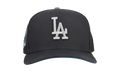 9FIFTY Los Angeles Dodgers A Frame Snapback Hat "Graphite / Ice Blue" NE155