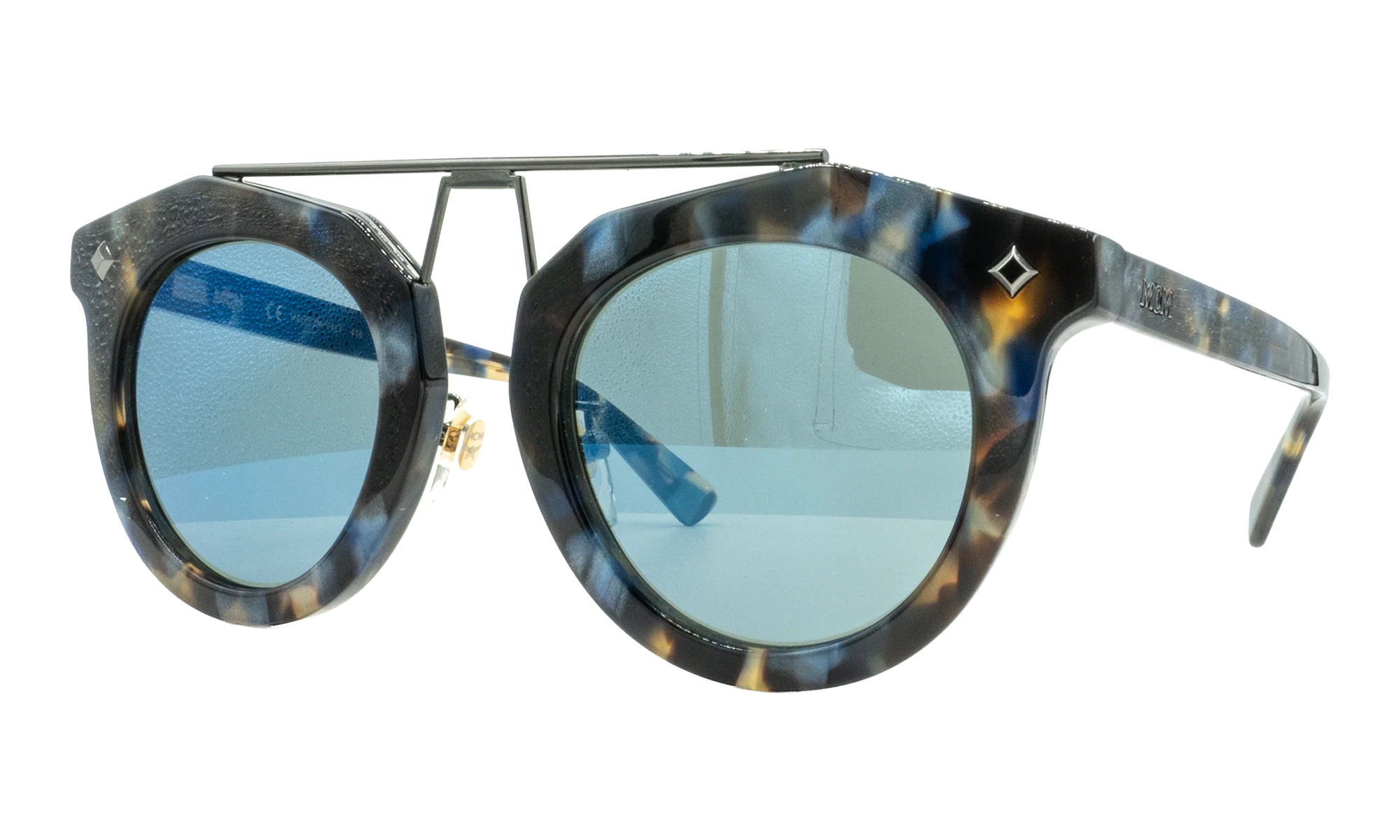 Cat Eye Sunglasses "Havana/Blue" MCM636SK-235