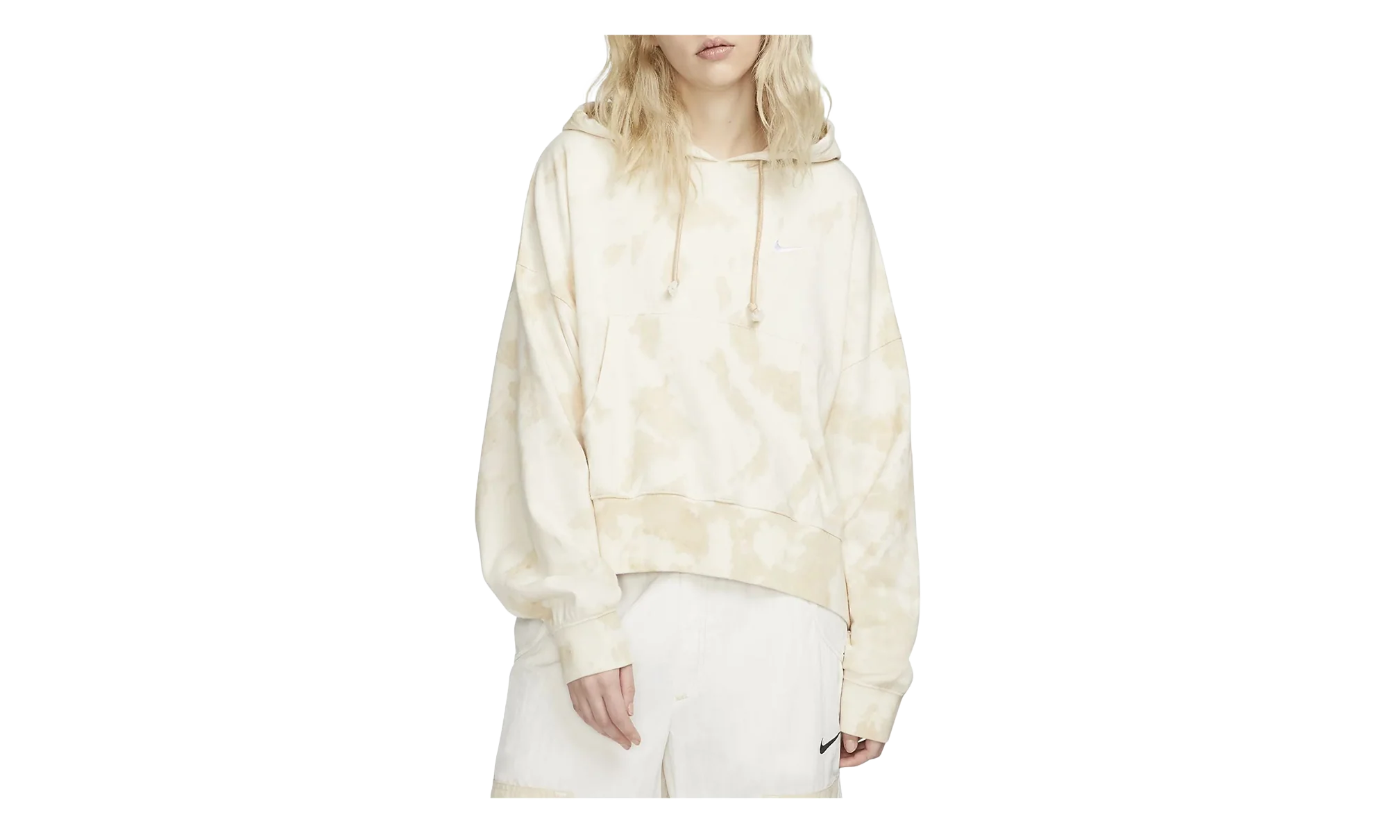 Sportswear Washed Hoodie WMNS "Sand Drift / White" DM6716 126
