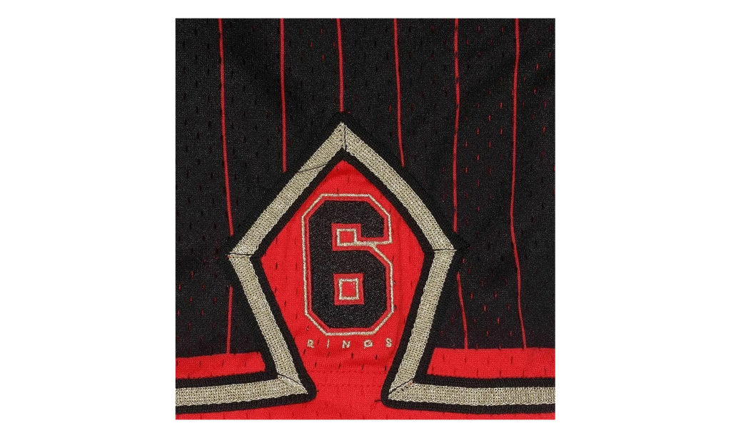 NBA 6 Rings Batting Practice Jersey "Chicago Bulls - Black" MSPOBLCK CBUBA180651