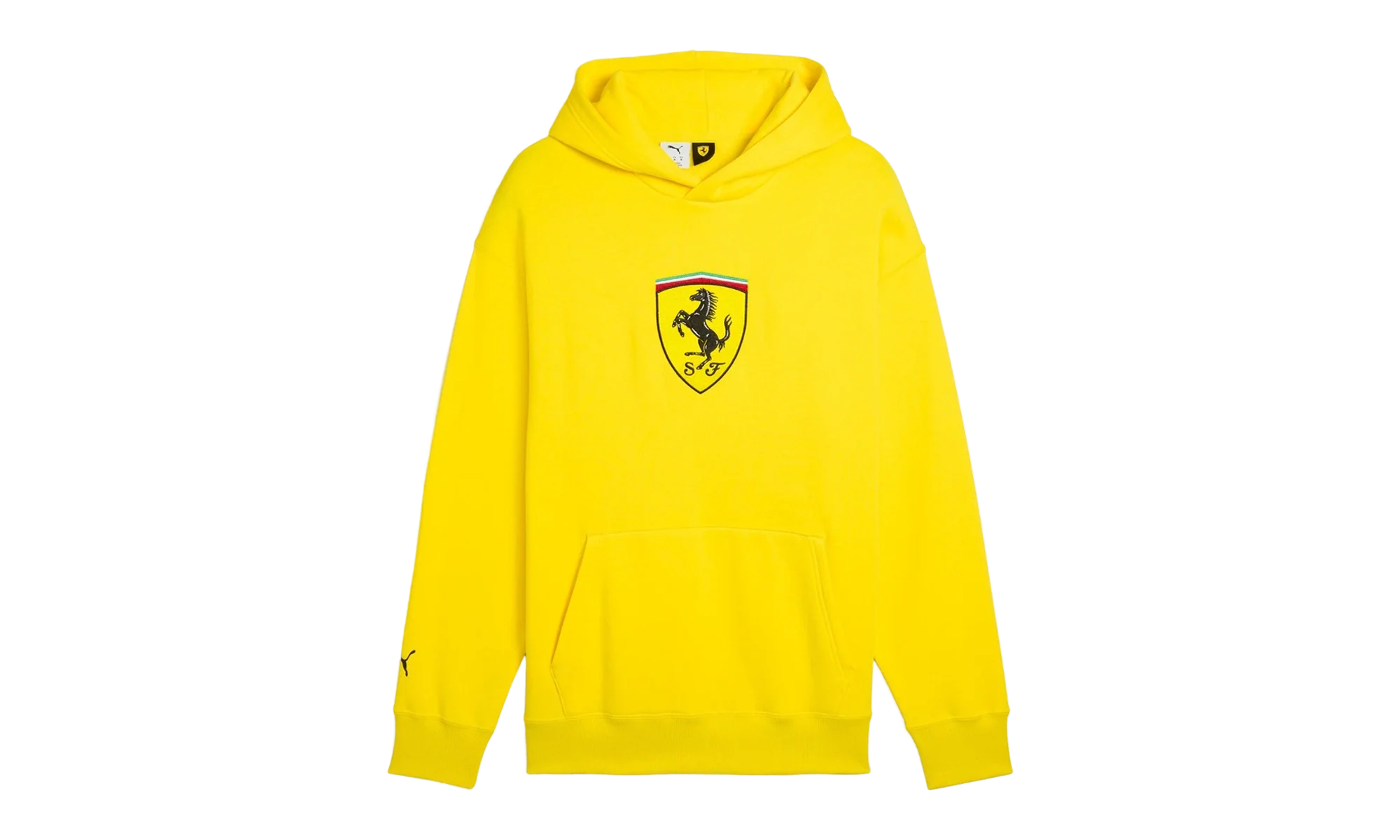 SCUDERIA FERRARI RACE BIG SHIELD HOODIE "Yellow" 630192 03
