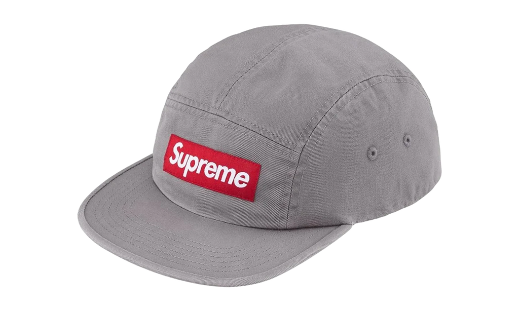 Washed Chino Twill Camp Cap "SS26 - Grey" SU27204