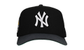 9FIFTY New York Yankees 1999 World Series A Frame Snapback Hat "Black / Graphite" NE261