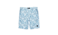 Hibiscus Seersucker Digital Print Short "Blue" 1543B4002 BLU