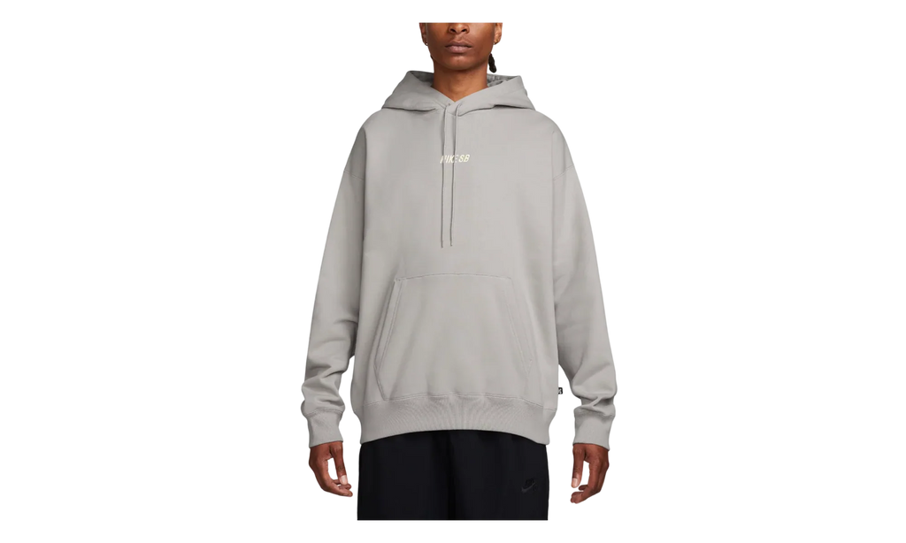 SB Essential Fleece Pullover Hoodie "Light Iron Ore / Coconut Milk" FN2502 003
