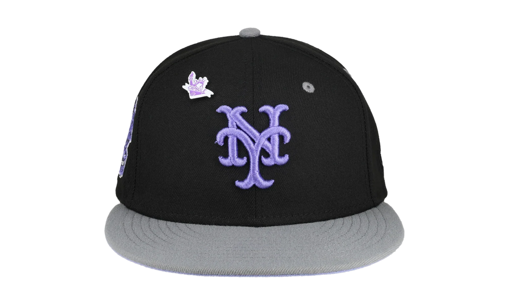 59FIFTY New York Mets Liberty Collection 1964 All Star Game Patch Fitted Hat "Black / Purple" NE205