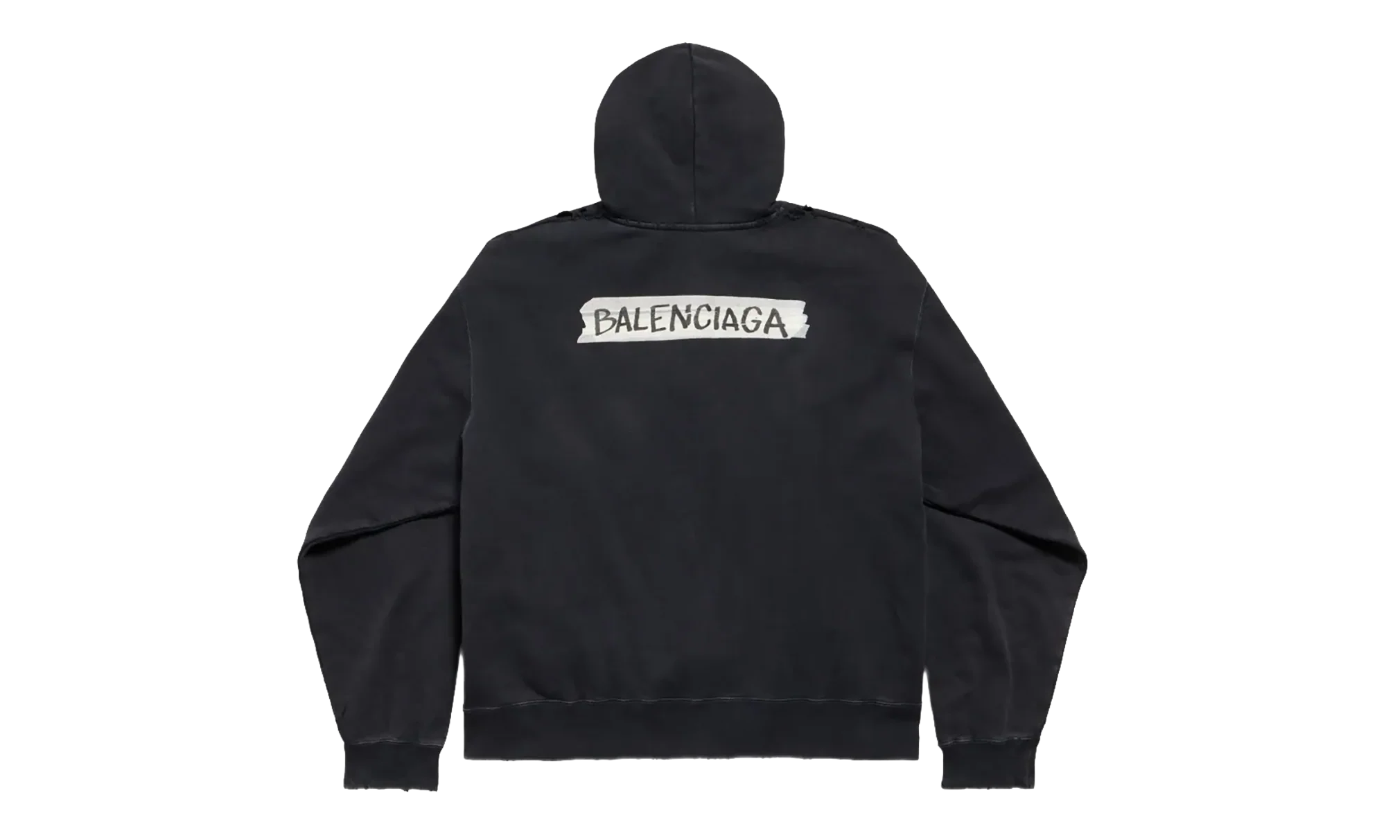 Over Zip-Up Hoodie "Faded Washed Black" 850338 TTVL7 1041