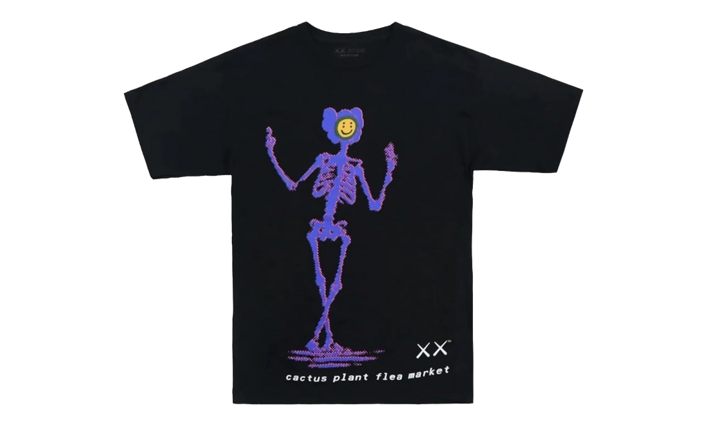 Kaws X Cactus Plant Flea Market Tee "Black" 2274 1FW210103XKS BLAC