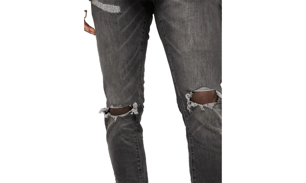 Frayed Blowouts Jeans P001 GRFB222