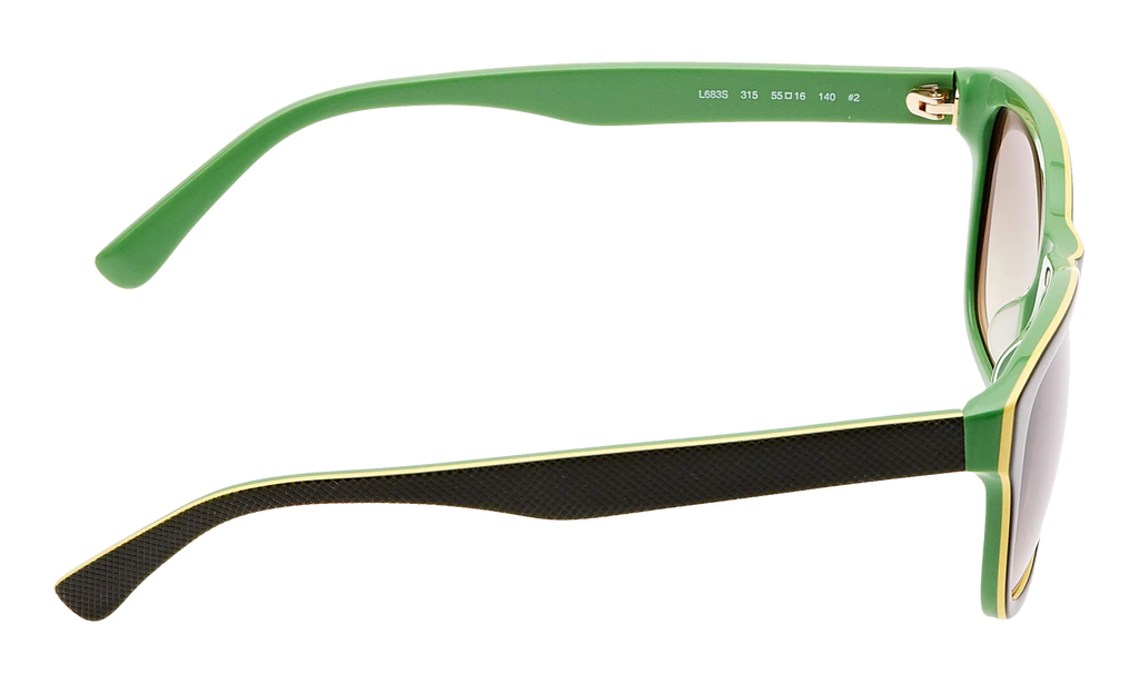 Rectangle Sunglasses "Dark Green" L683S-315