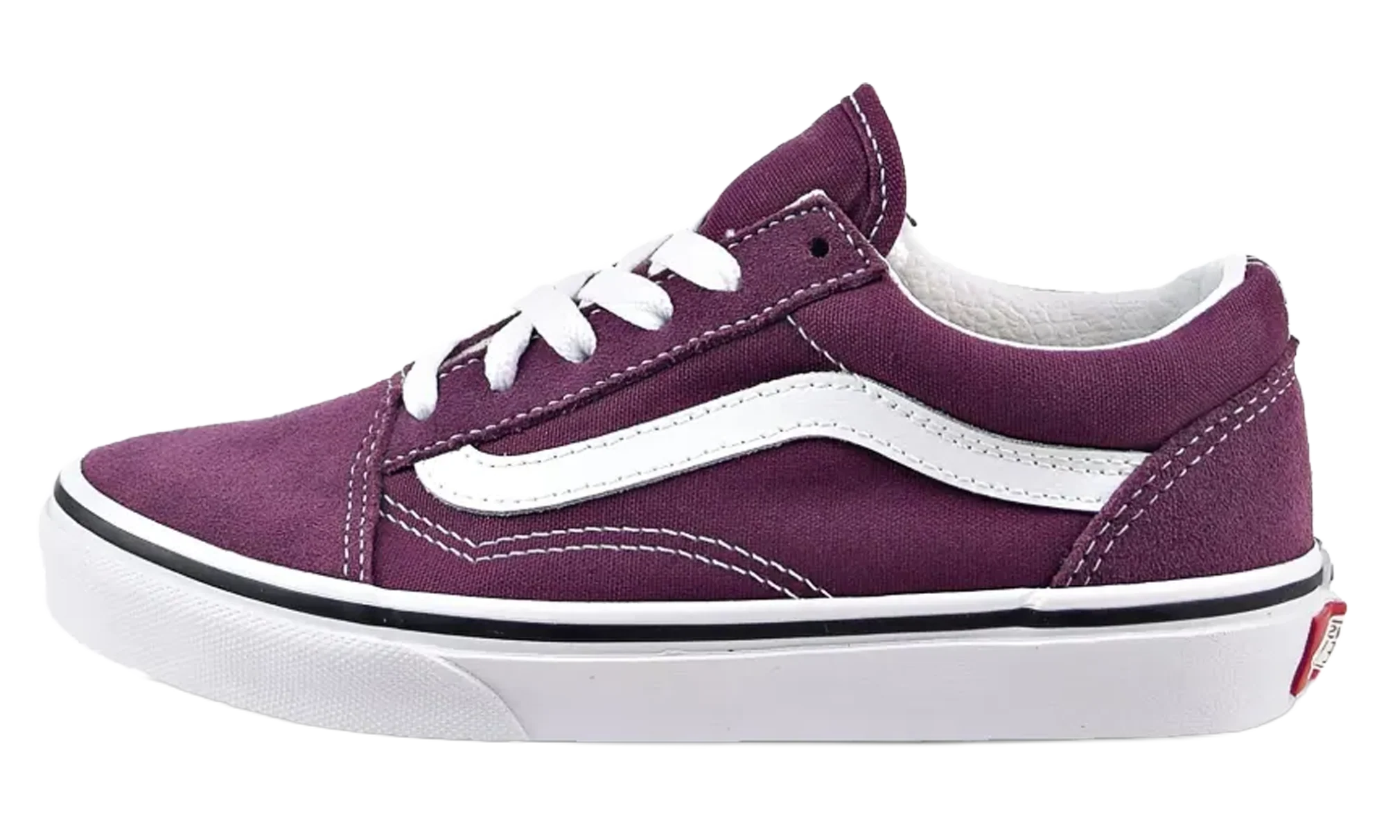 Old Skool GS "Grape Wine / True White" VN0A4BUU8BS