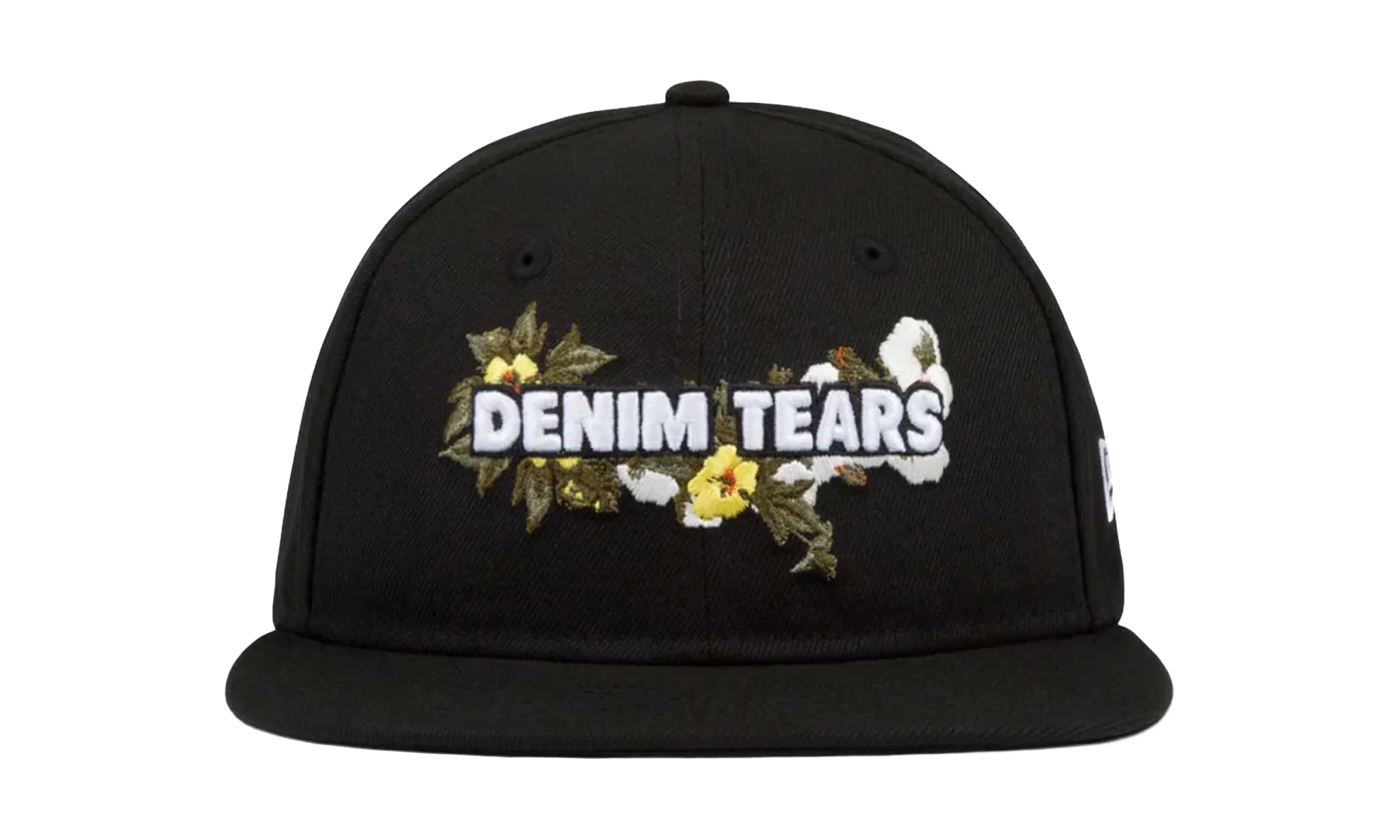 Floral Logo Adjustable Hat "New Era - Black" DT568