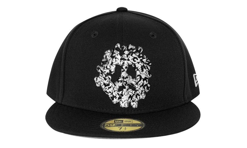Peace Wreath Snapback Hat "Black" DT489