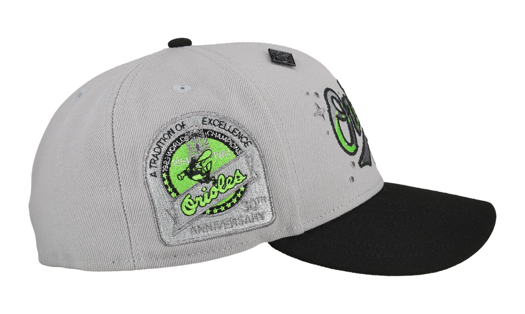 59FIFTY Baltimore Orioles 30th Anniversary Fitted Hat "Grey Celestial" NE453
