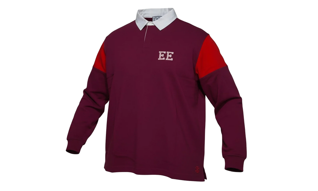 EE RUGBY CORE POLO "Red/ White" EE740