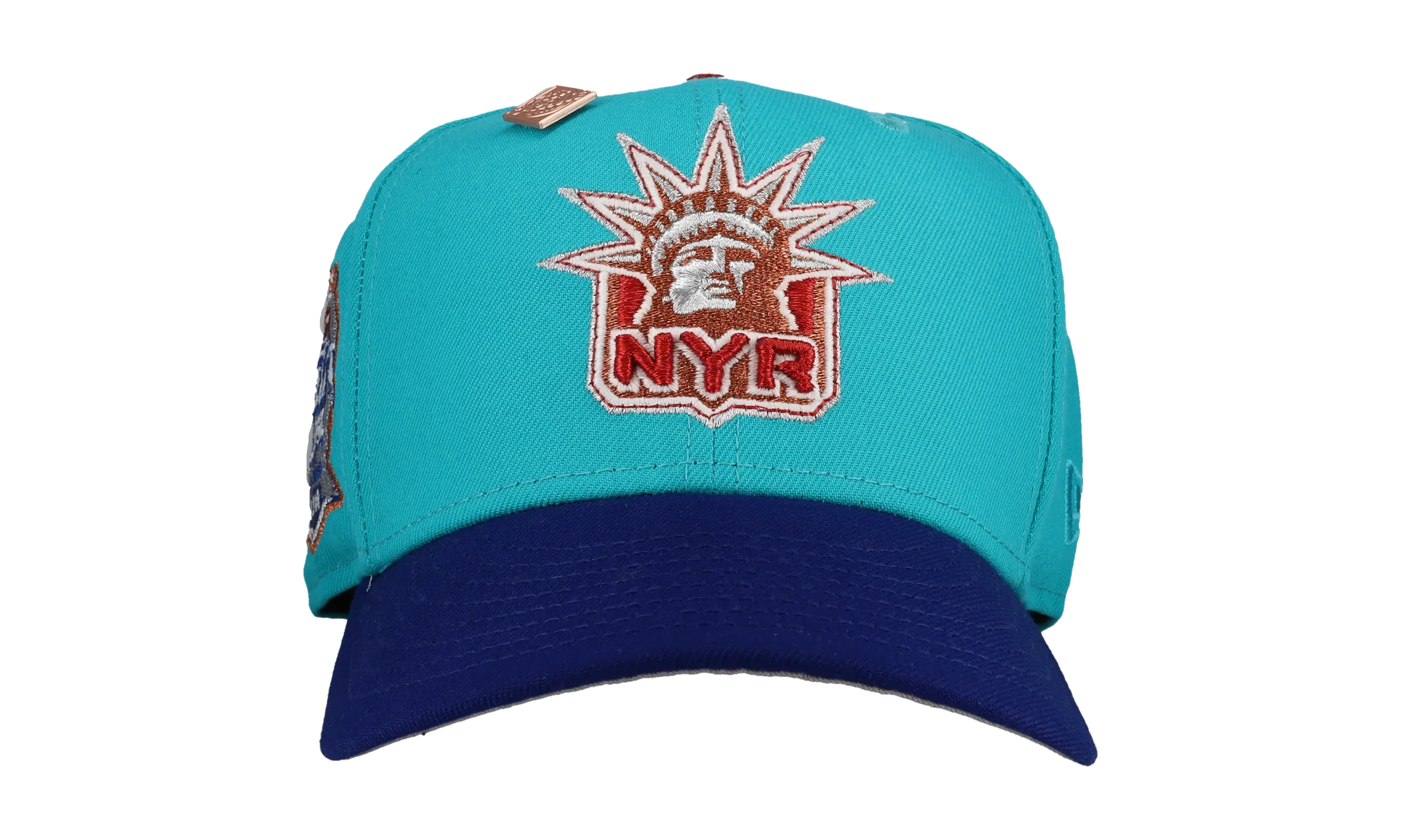 59FIFTY New York Rangers 2018 Winter Classic Fitted Hat "Teal / Royal Blue" NE219