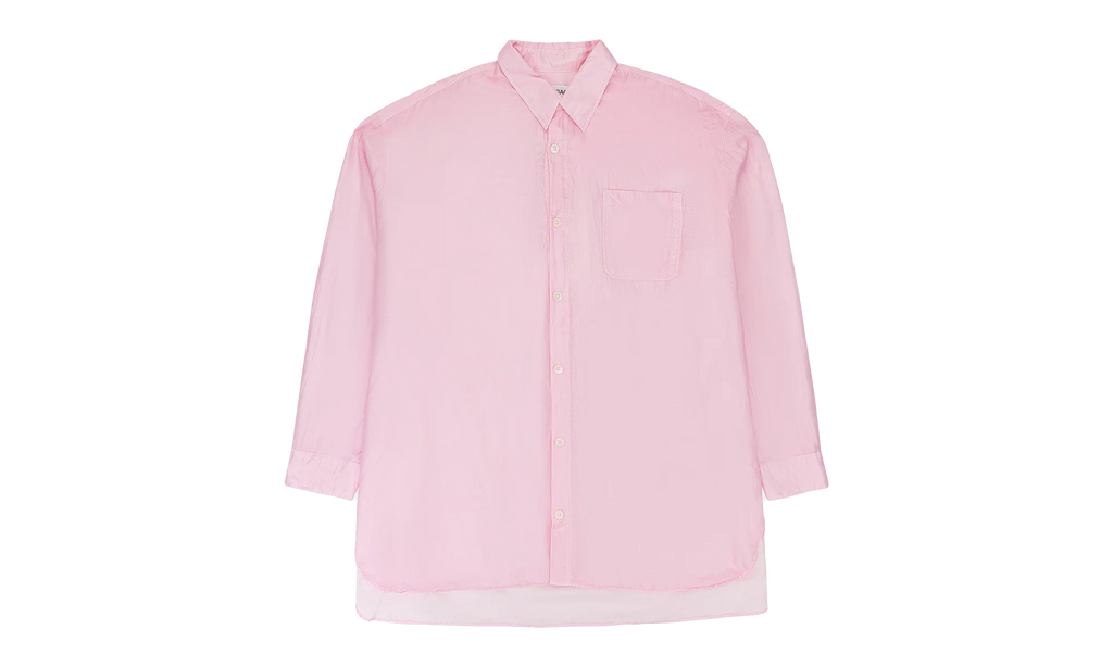 OUR LEGACY OVERSIZE COTTON SILK DARLING SHIRT Shirts Pink "Pink" M2242DBP
