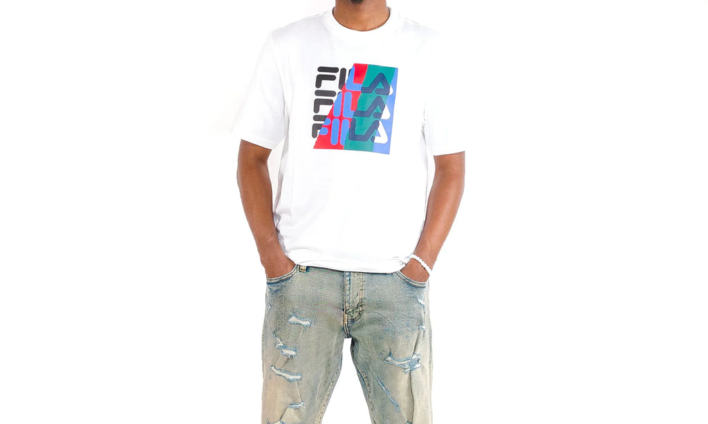 Valdez T-Shirt "White / Multi" LM015852 100