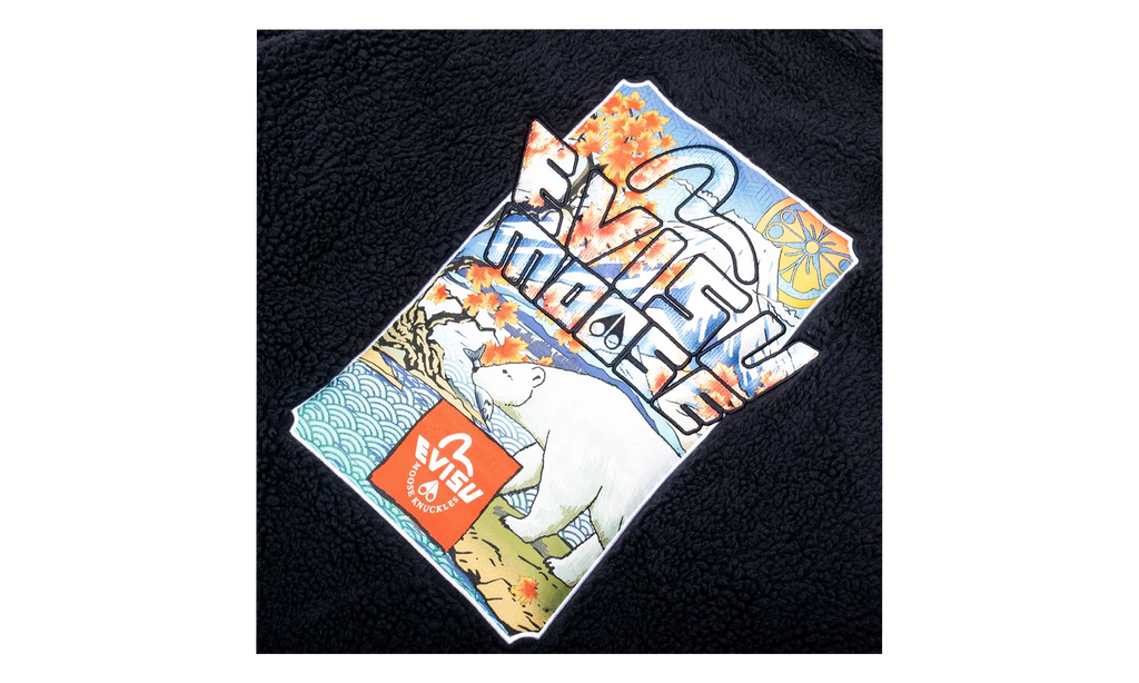 Fleece Jacket "Evisu - Navy" M35MS680EV 833