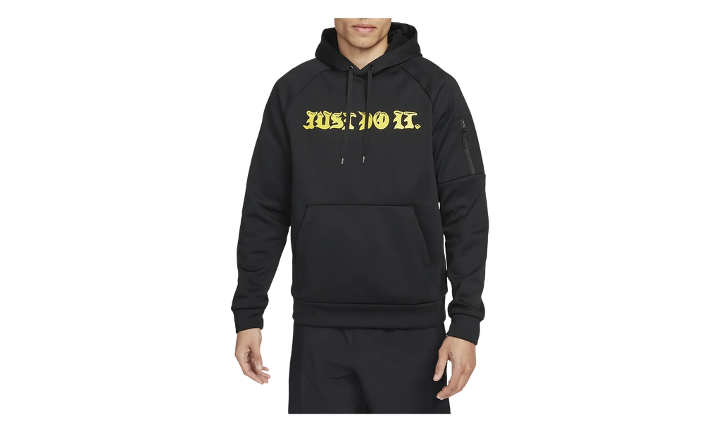 Therma-fit Fitness Pullover Hoodie "Black / Black / Vivid Sulfur" FB6887 010