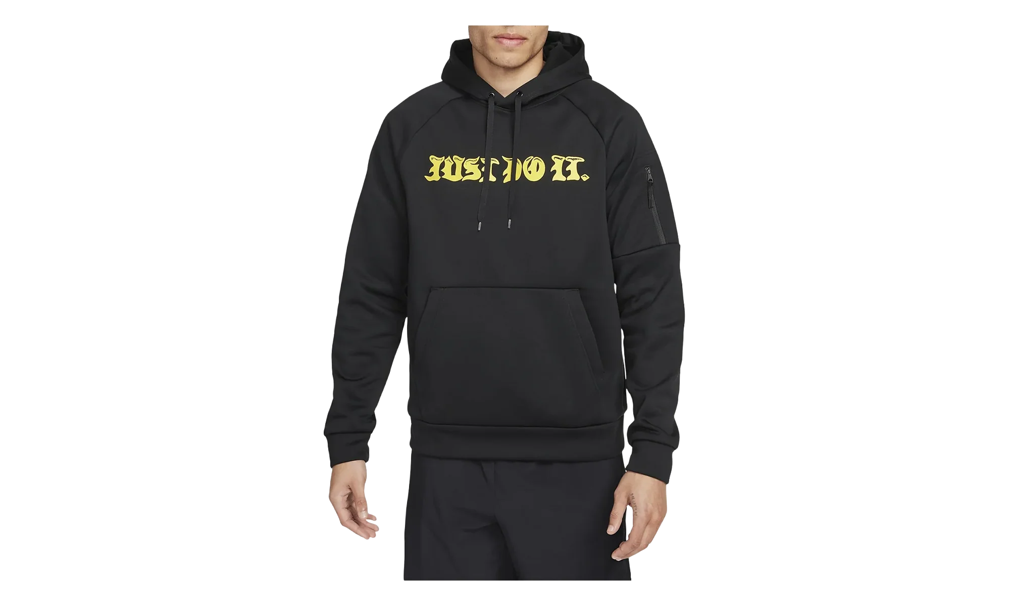 Therma-fit Fitness Pullover Hoodie "Black / Black / Vivid Sulfur" FB6887 010
