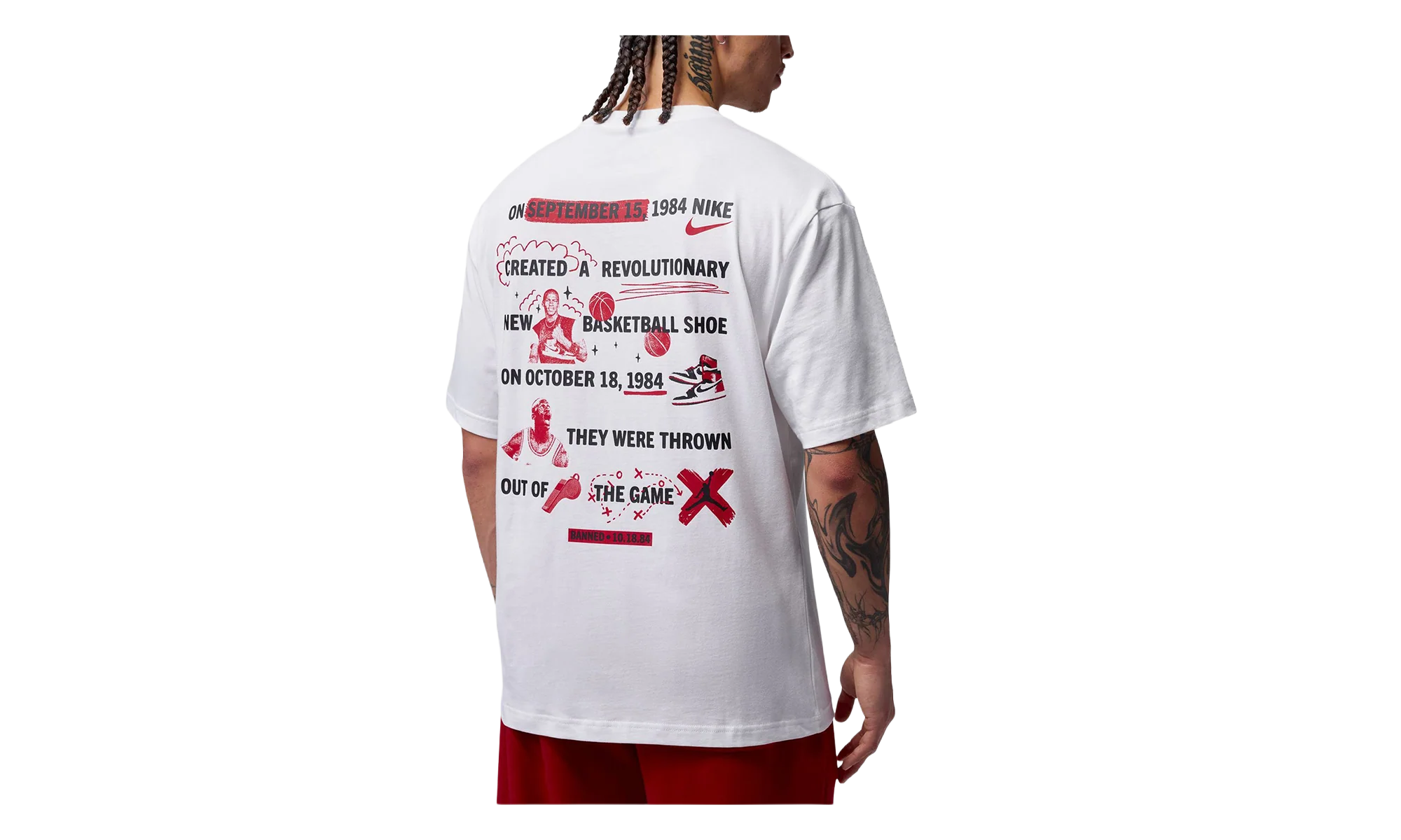 Jordan Brooklyn T-Shirt "White" IR2121 100