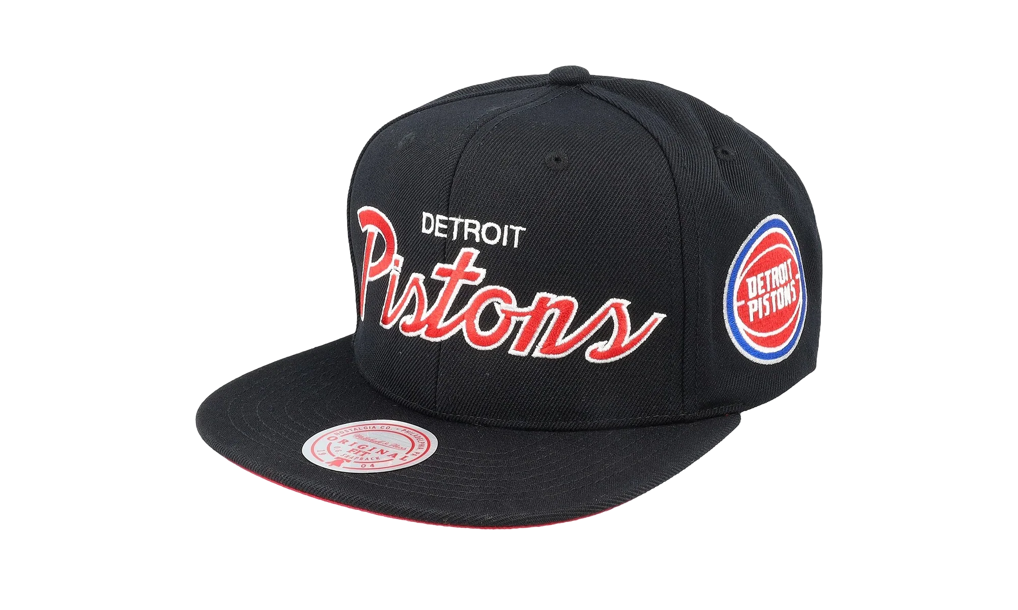 NBA Team Script 2.0 Snapback Cap "Detroit Pistons - Black" HHSS3280 DPIYYPPPBLCK