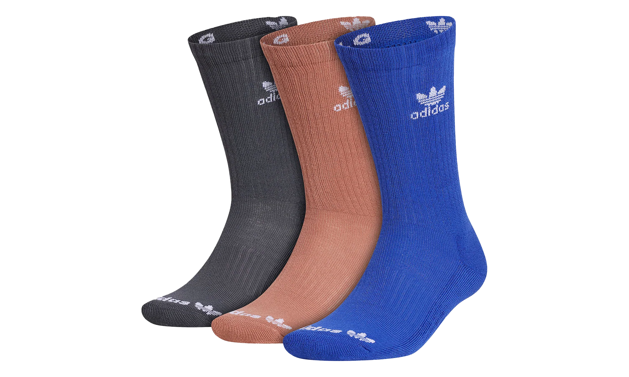 COLOR WASH CREW SOCKS - 3 PACK "Blue / Gray / Clay" GB3945C