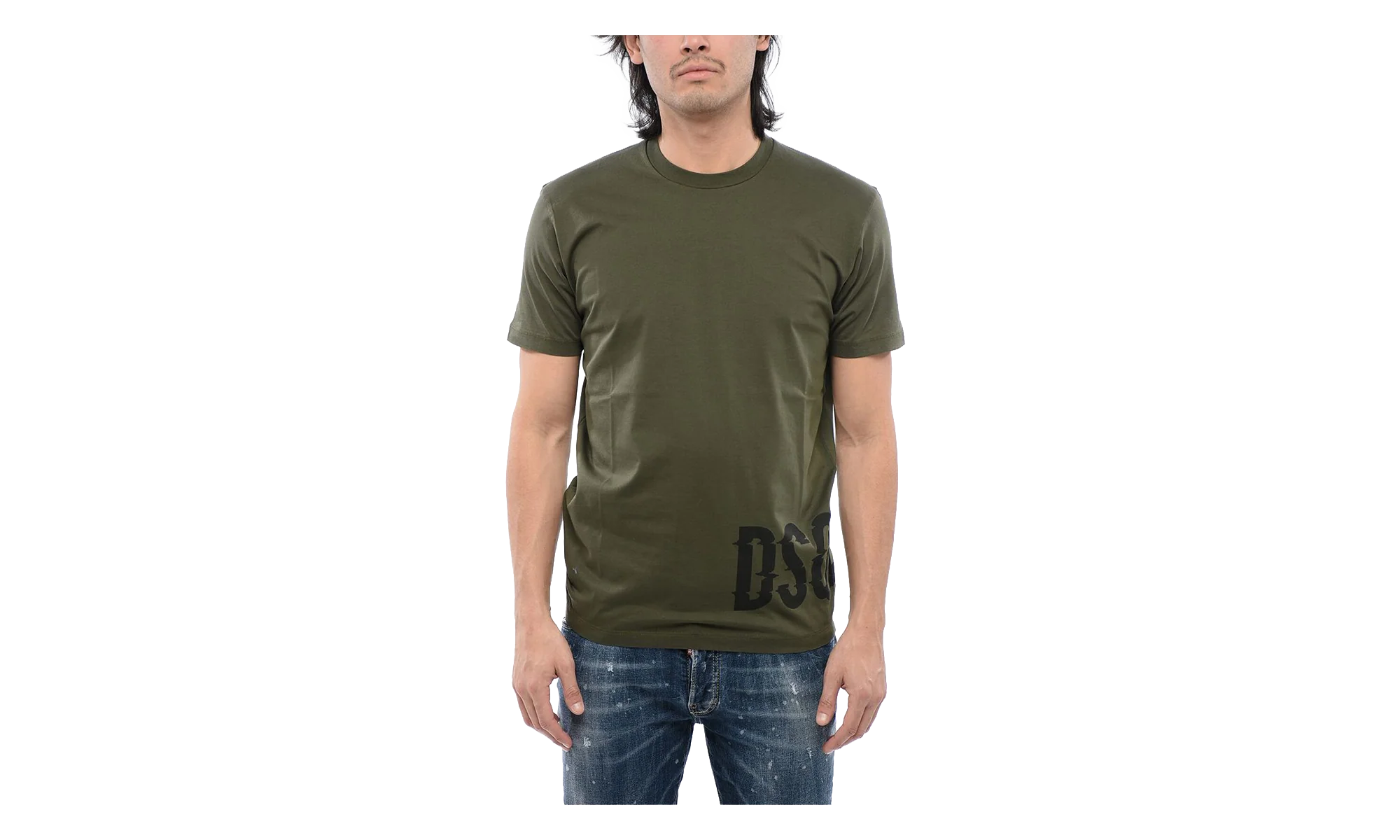 DSquare SS Tshirt "Military Green" S74GD1261S23009695