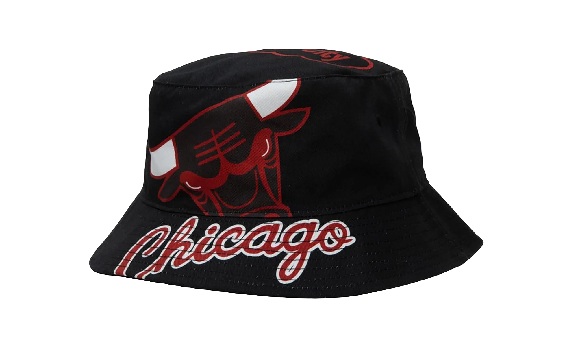 NBA Hardwood Classics Cut Up Bucket Hat "Chicago Bulls - Black" BUCKSH21322 CBUBLCK