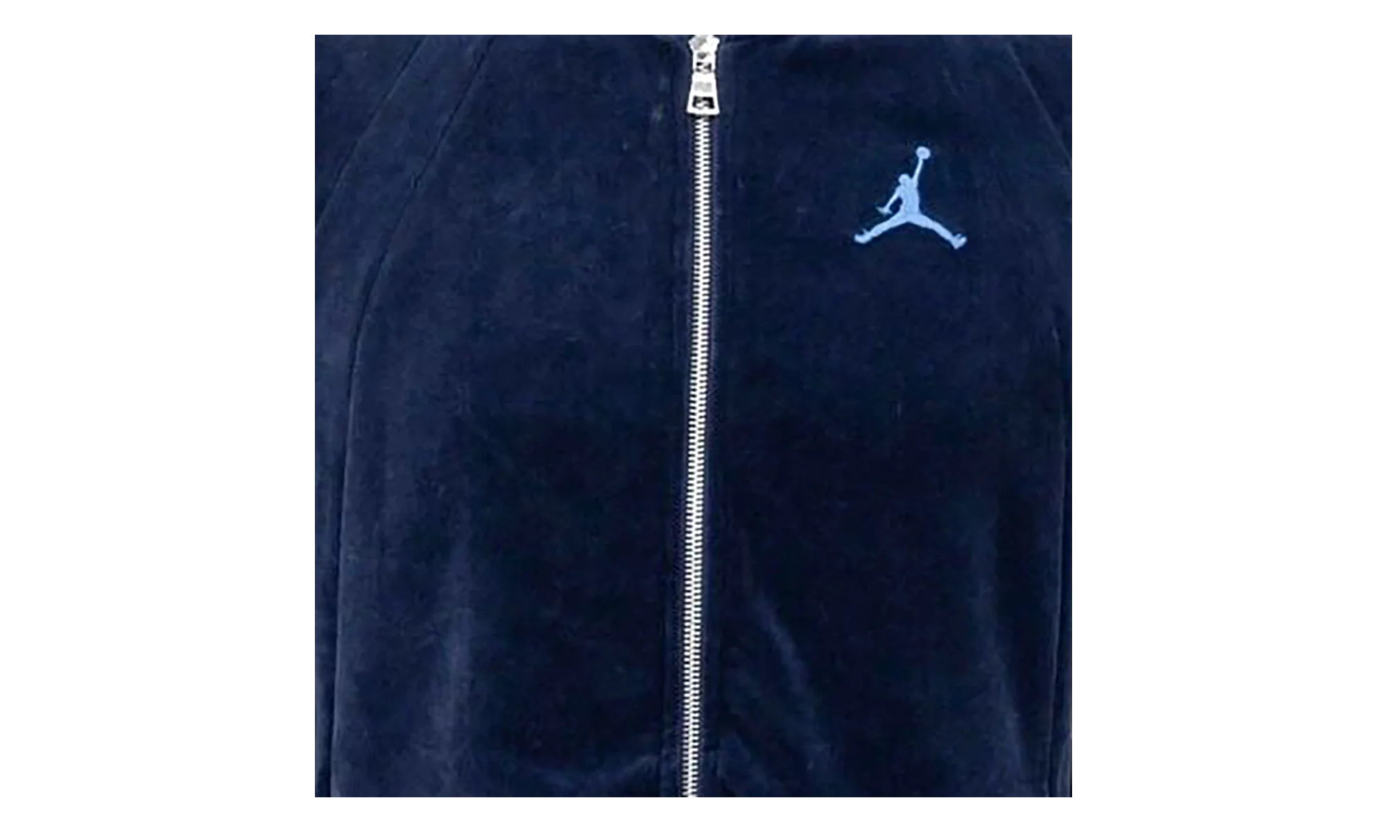 Air Jordan Velour Full Zip Track Jacket "Blue" AH2357 410