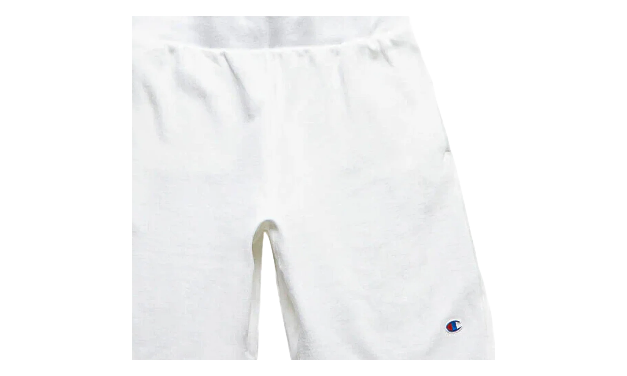 C-Life Reverse Weave Cut Off Shorts "White" 89597 045