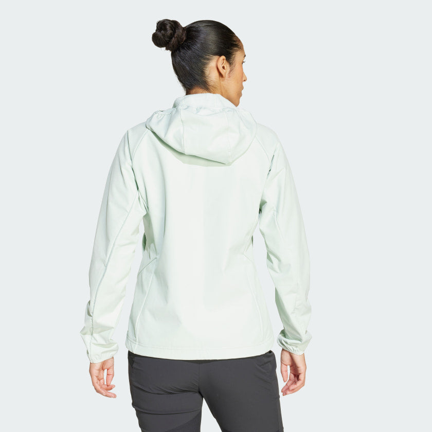 Women's adidas Terrex Xperior Softshell Fleece Hooded Jacket