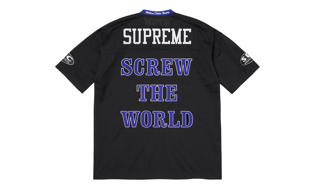 DJ Screw Football Jersey "SS26 - black" SU27360