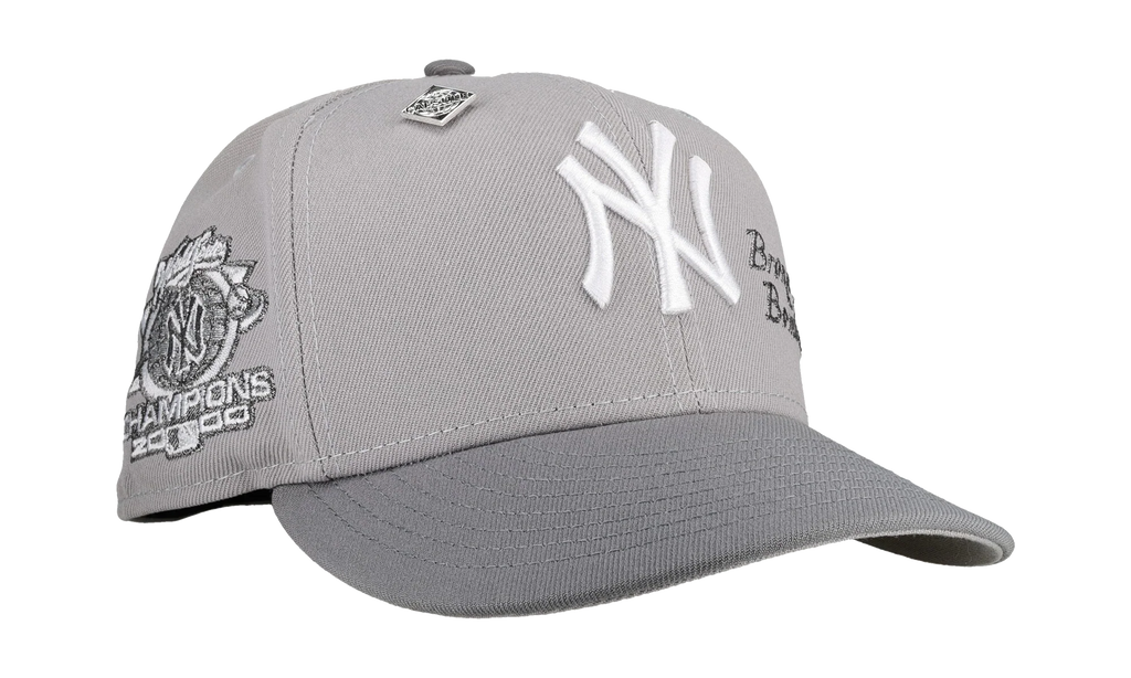 59FIFTY New York Yankees 2000 World Series Fitted Hat "Cool Grey" NE265