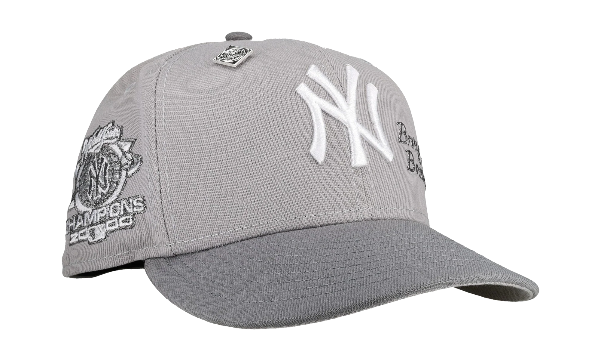 59FIFTY New York Yankees 2000 World Series Fitted Hat "Cool Grey" NE265