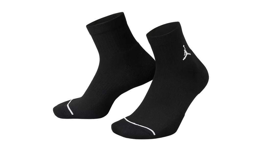 Jordan Everyday Ankle Socks "Black / White - (3-Pack)" DX9655 010