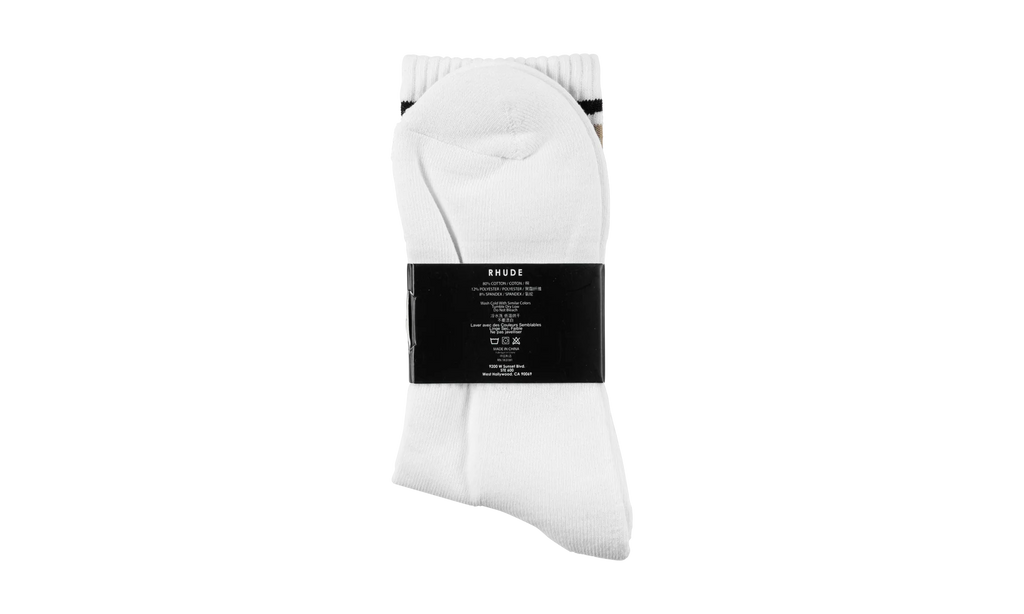 Chevron Sock "White / Yellow / Black" RHSS24S001616052