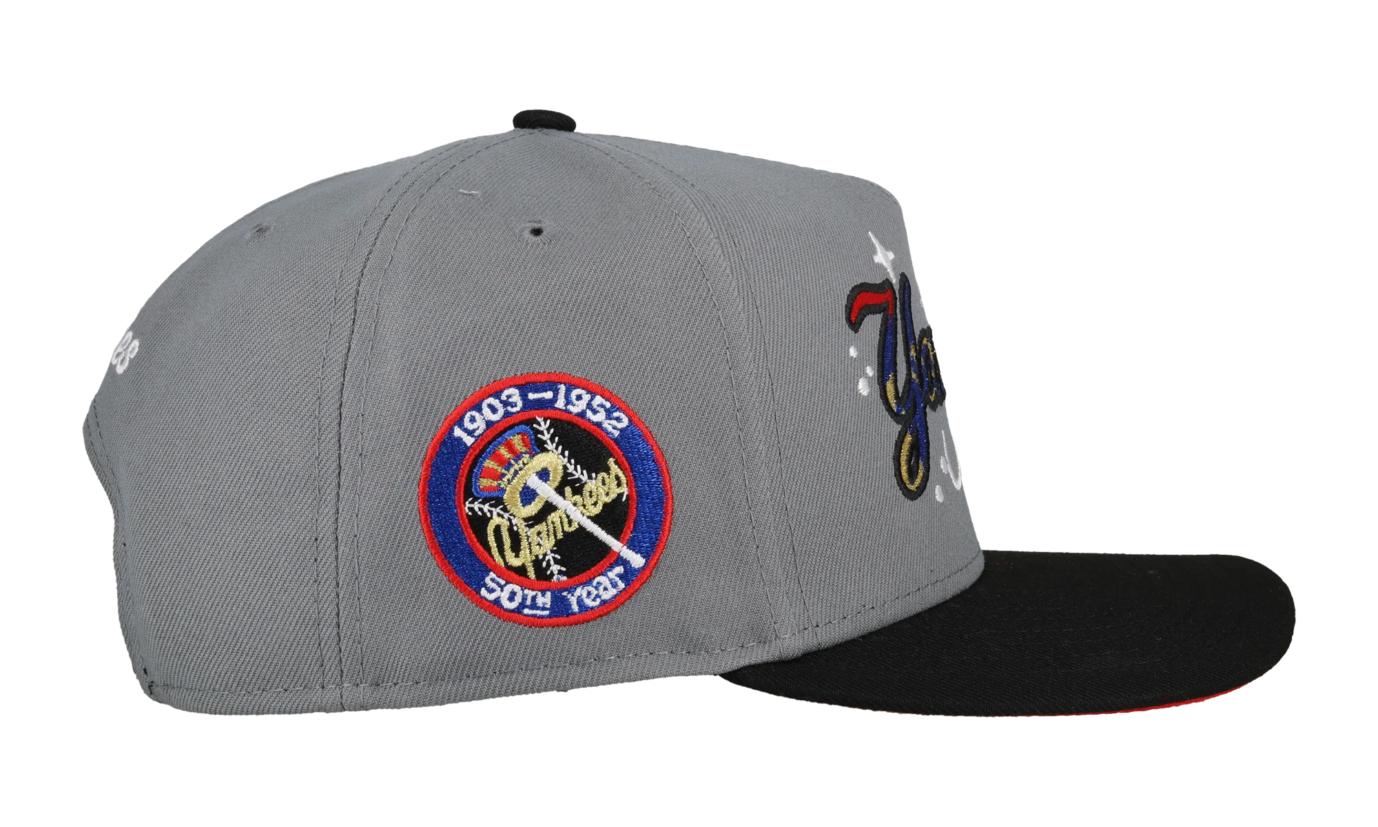9FIFTY New York Yankees 50th Season A Frame Snapback Hat "Celestial Cosmic / Grey" NE279