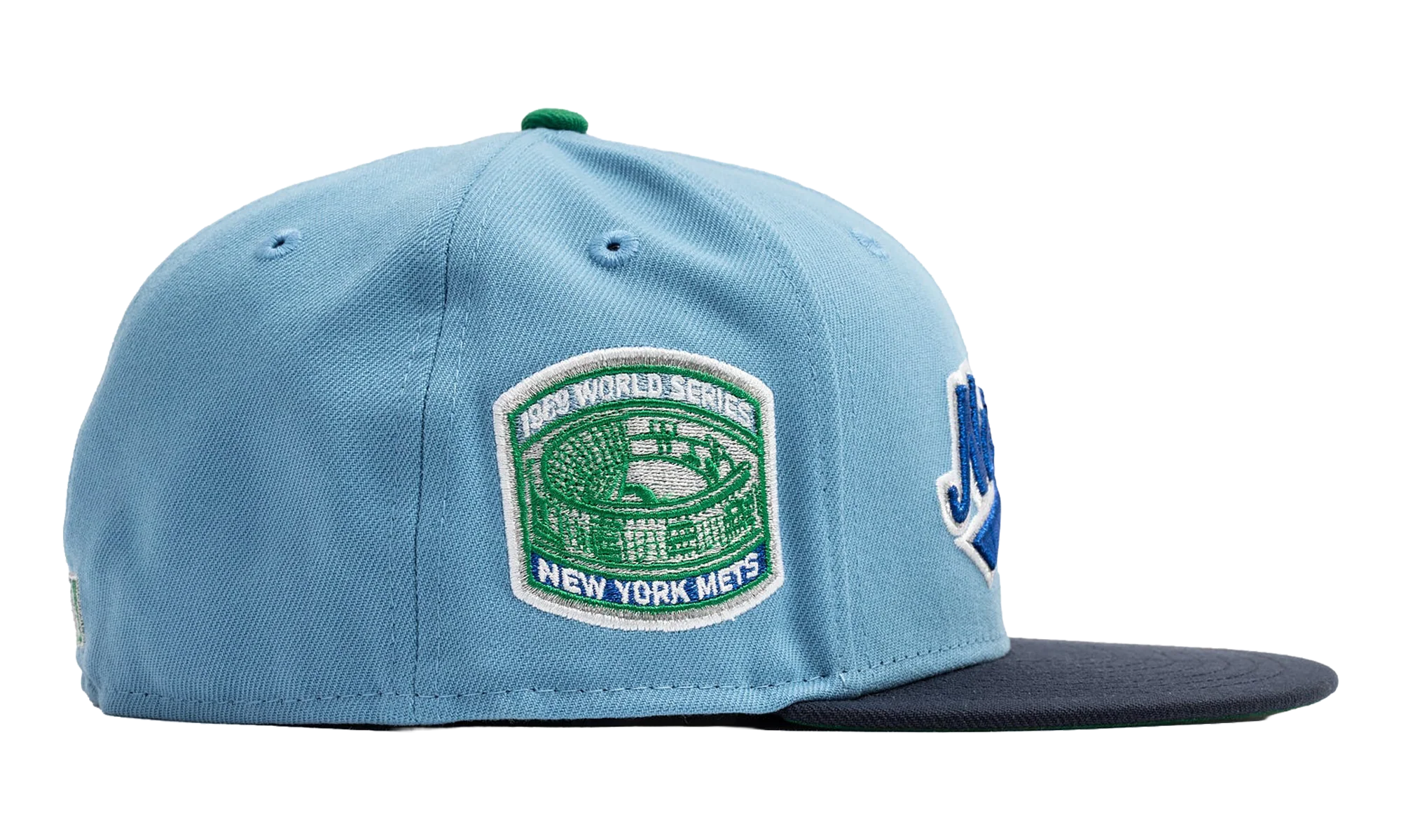 59FIFTY New York Mets 1969 World Series Fitted Hat "Poly Sky Blue / Navy" NE490