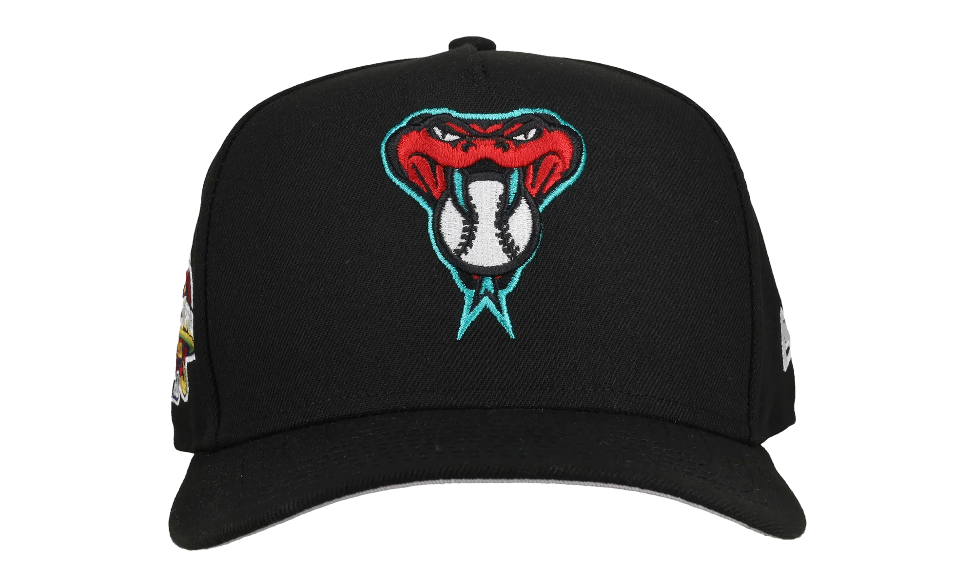 9FIFTY Arizona Diamondbacks 2001 Team Color A Frame Snapback Hat "Black (Grey Brim)" NE465